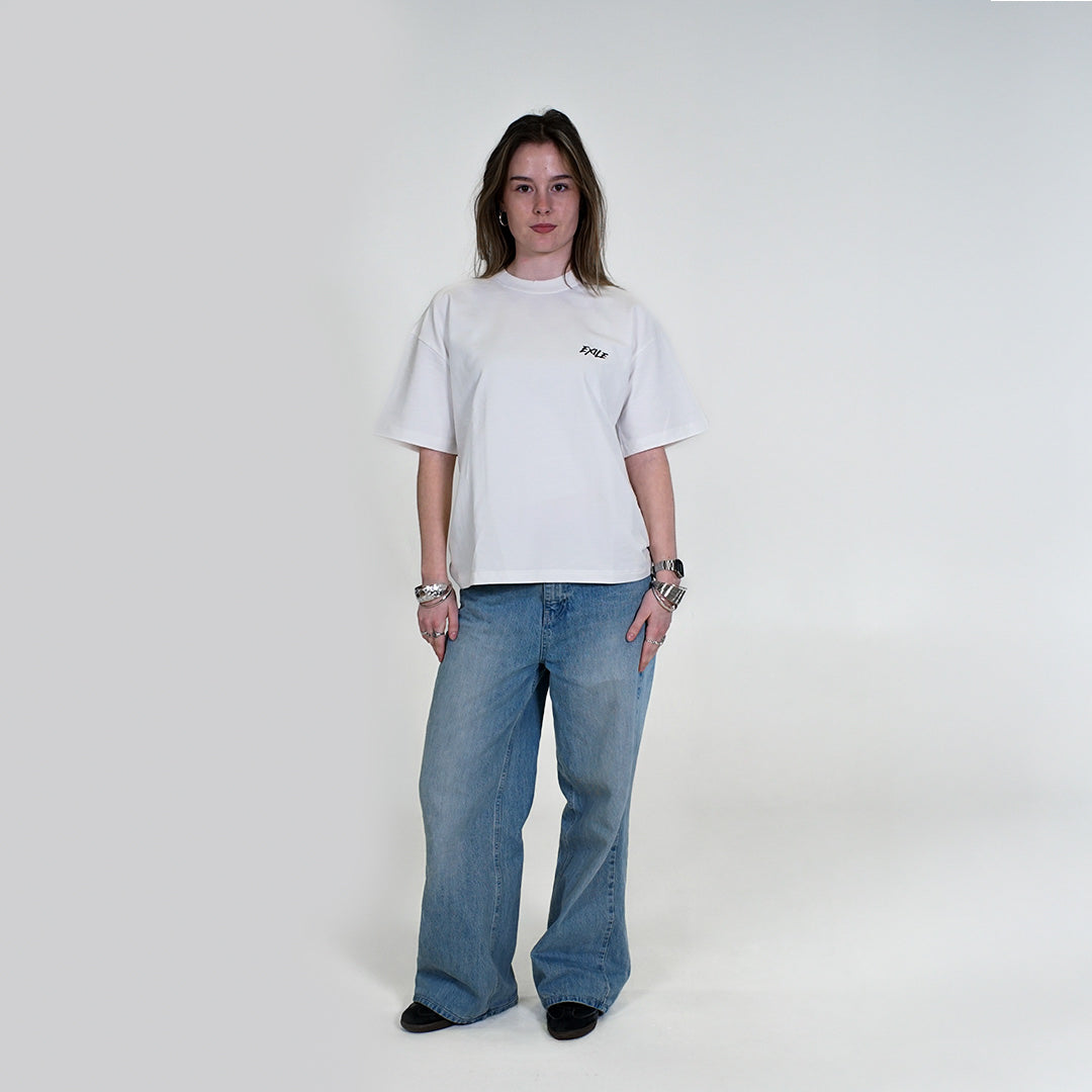 White Essential Tee